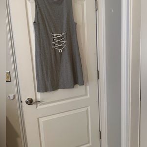 Medium White +Warren summer knit dress